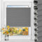 TFSKY Wabenplissee Plissee ohne Bohren Verdunkelung Klemmfix Zweifarbigz Weiß-Grau B85 x H120 cm Plissees Thermo Doppelplissee Verdunkelnd Verdunklungsplissee Sonnen- & Schallschutz für Fenster