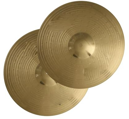 Mässingsmaterial Serie 14 Tums Hihat Cymbaler Drum Performance Nybörjare trumcymbalsy
