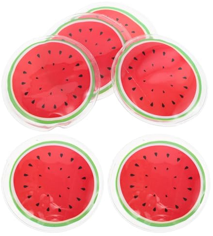 SOIMISS 6 Stück Wiederverwendbare Kühlende Augeneispads gegen Schwellungen Selbstklebende Augenmasken für Erfrischende Gesichtskühlung