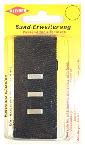 Kleiber + Co.GmbH Bunderweiterung mit Haken, Schwarz