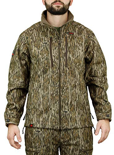 Mossy Oak Men's Sherpa Fleece Lined Camo Hunting Jacket for Men Jacket (pack of 1)