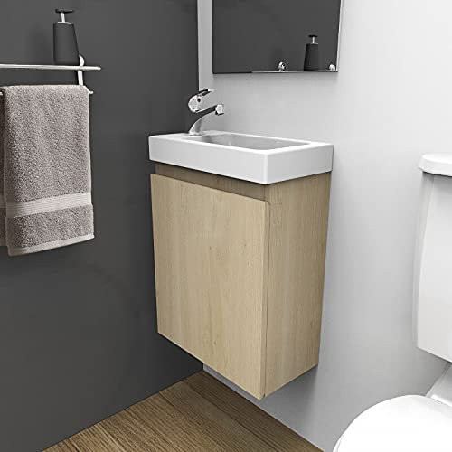 Meuble Lave-Mains Lisa Décor chêne