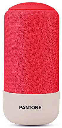 Pantone Celly, Speaker Wireless Linea, Cassa con Tecnologia Bluetooth 5.0, Potenza Output 5W, Fino a 10 Ore di Riproduzione, Speaker Portatile con Controllo da Remoto, Porta Jack 3.5 mm, Red