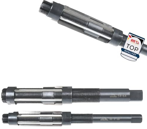 AM-Zerspanungstechnik Alesatore regolabile Ø19-Ø21 | Alesatore manuale regolabile di alta qualità | Alesatore regolabile rapidamente – 19-21 mm