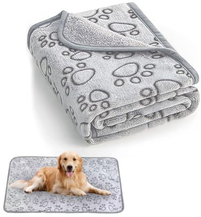 1 Pcs Dog Blankets, Washable Puppy Blankets, Soft Pet Blankets for Small Medium Dogs and Cats, Kitten Cat Blankets Pet Cover Blankets for Sofas, Beds, Car Seat Flannel Dog Throw Blankets, 41x30