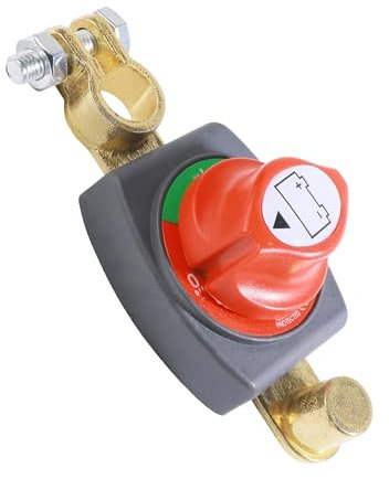 Flaconi Coupe Batterie Voiture,Coupe Circuit Batterie 12v,Coupe Circuit Batterie,Coupe Circuit,Coupe Circuit Voiture,Coupe Circuit Batterie Auto, Convient aux Voitures,Camping-Cars et Camions