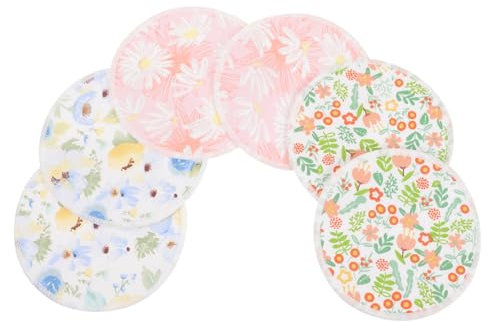 6 Wiederverwendbare Waschbare Stilleinlagen Atmungsaktiv Saugfähig Sicher Für Schwangerschaft Und Stillen Zufälliger Stil