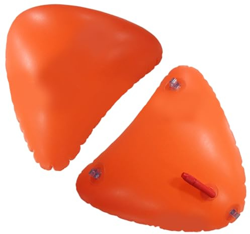 Lawnrden Dispositivo di flottazione a lancio in barca, sacchetti galleggianti in kayak da 2 pcs da 16, 9x17, 6 pollici a prova di perdite 0, 7 mm PVC Kayak Flottation Borse con valvola