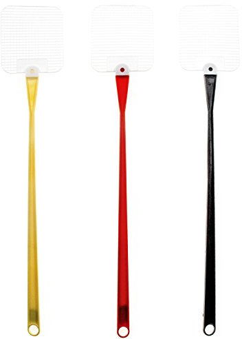 Aeroxon 52091 Fliegenklatsche, Kunststoff, 46cm (Farbe zufällig, 12er Pack)