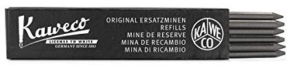 Kaweco Graphitminen 3.2 mm Schwarz 5B 6 Stück I Ersatz-Bleistiftminen für Fallbleistift I Grafit-Minen 3.2 mm