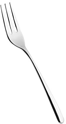 Salvinelli Style FORCHETTINA Dolce 3 Denti Set, Acciaio Inossidabile, Stainless Steel, Forchette Dessert 12 Pezzi