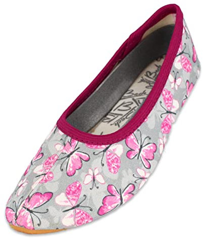 Beck Mädchen Harmonie Gymnastikschuhe, Grau, 24 EU