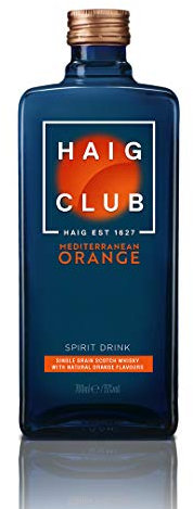 Haig Club Mediterranean Orange Spirit Drink | 35% vol | 70cl | Single Grain Scotch Whisky with Natural Orange Flavours | Citrusy Floral Taste | Enjoy in Mixed Drinks