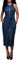 SOMTHRON Damen Jeanskleid mit Gürtel Sommer Bodycorn Ärmelloses Büro Kleider Elegent Sexy Slim Denim Strankleid mit Reißverschluss Stretch-Material Midikleid Bleistiftrock