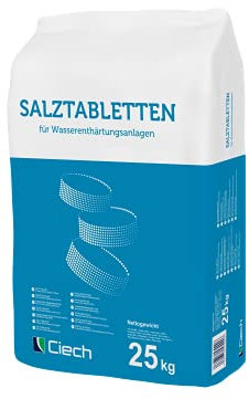 Ciech® Regeneriersalz Tabletten Siedesalz zur Wasserenthärtung 25 kg Sack