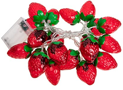 Ciieeo Erdbeere Licht 3m 20 Glühbirnen Energiesparende Lichterkette Dekorative Lampe Für Party