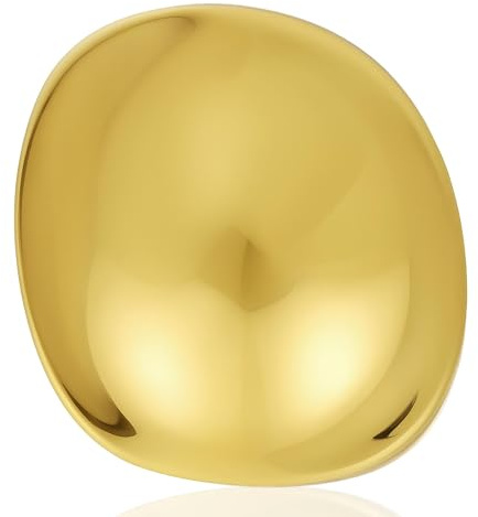 Géométrique Broche en Métal, Or Broche Vintage Rondes Irrégulières pour Femmes Hommes Élégante Épinglette Bijoux Robe de Soirée pour Mariage Fête D'Anniversaire (Style A)