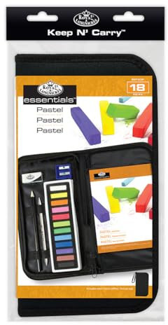 Royal Langnickel RSET-KCSP - Soft Pastellkreiden Set, farblich Sortiert, 12-teilig