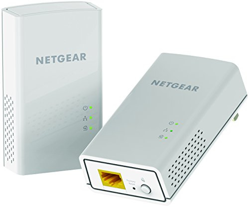 NETGEAR Powerline Adapter Kit, 1200 Mbps Wall-Plug, 1.2 Gigabit Ethernet Ports (PL1200-100PAS)