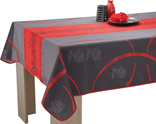 Nappe Anti-Taches Astrid Rouge - Taille : Rectangle 150x240 cm
