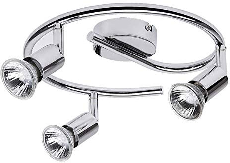 Spot Lámpara Sistema de raíles Norton de metal cromo ø25 cm H: 8 cm