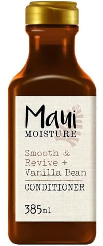 Maui Moisture Smoothing Vanilla Bean Conditioner, feuchtigkeitsspendende Locken Haarspülung mit Vanilleschoten, Kakaobutter und Kukuinussöl, Haarpflege für trockenes Haar, vegan* (385 ml)