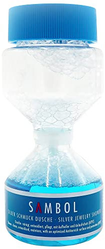 Sambol Silber-Schmuck-Wäsche 200 ml Silberschmuck Dusche zur schonenden und professionellen Reinigung und Pflege von Silberschmuck und Silber Kleinteilen berührungsfreie Reinigung