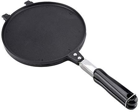 Máquina para hacer gofres y tazones, rodillo de huevo de doble cara antiadherente, máquina de hierro para hornear cono de helado casero