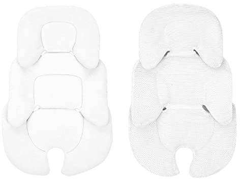 Baby Stroller Cushion Infant Car for Seat Insert for Head Body Support Pillow Pram Thermal Mattress Mesh Breathable Liner Mat Neck for Protection Pad for Newborn Toddler Shower Gifts stroller liner