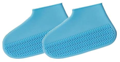 Boolavard Silicone Waterproof Shoe Covers, reusable upgraded overshoes, Resistant Rain Boots Non-Slip Washable Protection for Women, Men