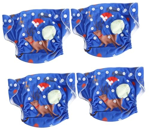 ibasenice 4pezzi Pantaloni Per Allenamento Al Vasino Impermeabili e Regolabili Per Pannolini Per Fodera Morbida Anni Per La Della Del e Previene Perdite