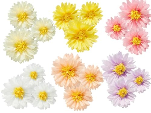 Hitopin Pompons in Cartas di Seta, 18 Pezzi Fiori di Carta, Carta di Seta Rosa Decorazione Battesimo Fiori di Cartas per Sospendere, per Decorazioni di Anniversario Matrimoni Compleanno Festa