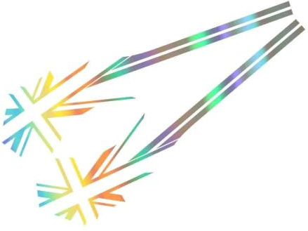 Bildekaler Bilhuvdekaler Dekorativa Dekaler(Colorful Laser)