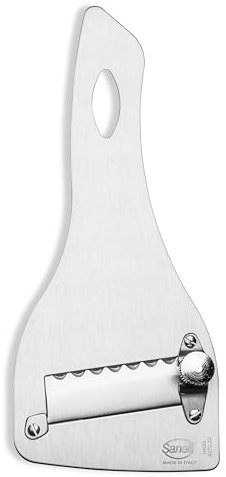 Sanelli, Tagliatartufi SAN-SLICE, Affetta tartufi professionale con regolatore di taglio, Finitura satinata, Inox