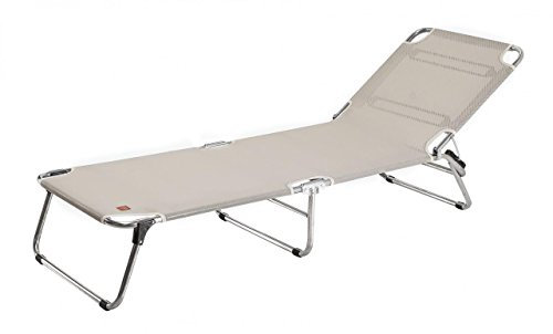 Sonnenliege Gartenliege Amigo von Jan Kurtz viele Farben lieferbar, Farbe:Grau