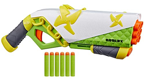 Nerf Roblox Ninja Legends: Shadow Sensei Dart-Blaster, Code für EIN Exklusives virtuelles Item, 6 Nerf Elite Darts