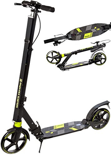 Scooter, monopattino a pedali, monopattino per bambini, monopattino da città RAVEN Raptor 200 mm con freno a disco, doppia ammortizzazione
