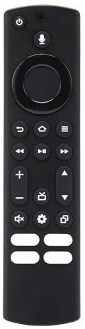 Mando a distancia por voz para televisores inteligentes Toshiba Insignia, control remoto de repuesto para TV NS-RCFNA-21, control de repuesto para Insignia Smart Fire TV y Toshiba Smart Fire TV