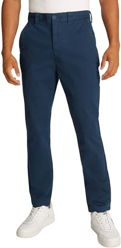 Tommy Jeans Pantalon Chino Homme Austin Slim Fit, Bleu (Dark Night Navy), 32W/36L