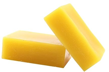 Baluue 2piezas Cera Virgen De Abejas Pura Unidades Para y Pulir Madera Para Uso Muebles Pisos y Joyería