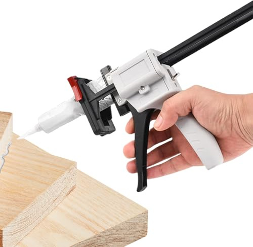 Demsyeq Herramienta exprimidora de tubos, dispensador manual de pegamento, dispensador ergonómico de pegamento para pintura, sellador, pasta de dientes, ungüento, diario, cocina, baño, manualidades