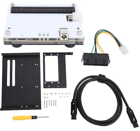 BONKZEBU Station d'accueil GPU Externe Adaptée pour 3 4 USB4, Interface Dock de Carte Graphique Externe Interface PCIe avec Câble de Données de 1 M Support SFX, Boîtier de Carte