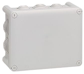 092042 Boîte de dérivation rectangulaire Plexo dimensions 155x110x74mm - gris RAL 7035 Legrand