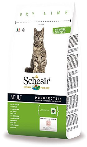 Schesir Cat Adult Maintenance Lamm, Katzenfutter trocken für Erwachsene Katzen, Trockenfutter im Beutel, 1er Pack (1 x 400 g)