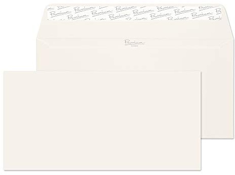 Blake Business DL 110 x 220 mm 120 gsm Peel & Seal Wallet Envelopes (39255) High White Laid - Pack of 50