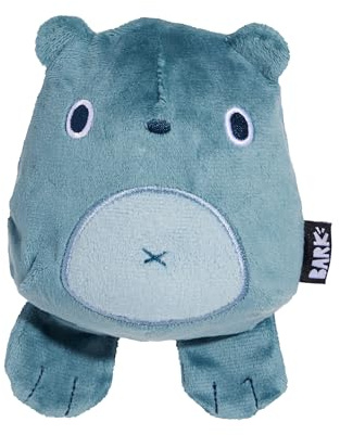 Barkbox Grey Bear Hugger Super Chewer 2-in-1 Plush Exterior Hard Core Plush Toy, Large Breeds