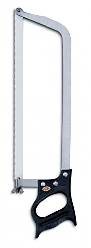 Ausonia - Sega professionale per macellaio per taglio carne ossa e surgelati con lama inox Cm 50