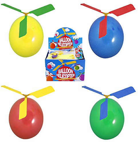 3x Ballon Helikopter Hubschrauber Luftballon Propeller Mitgebsel Kindergeburtstag