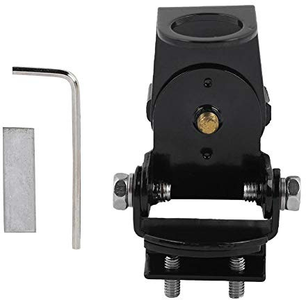 Support d'antenne réglable pour autoradio avec Rotation 180° et Design Anti-éraflure - Accessoire Voiture Multifonction pour Fixation d'antenne Radio Automobile