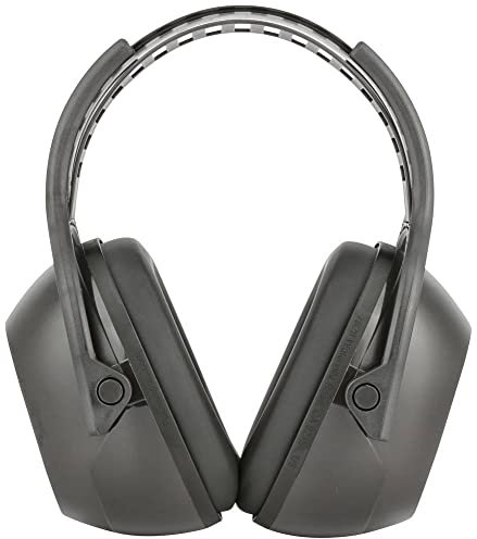 Howard Leight Verishield VS130D Casque Antibruit Passif Serre-Tête Diélectrique, Noir, Taille Unique, Mixte, Grande Ouverture de Coquille, SNR 36 dB, 1035194-VS (1 Pièce)